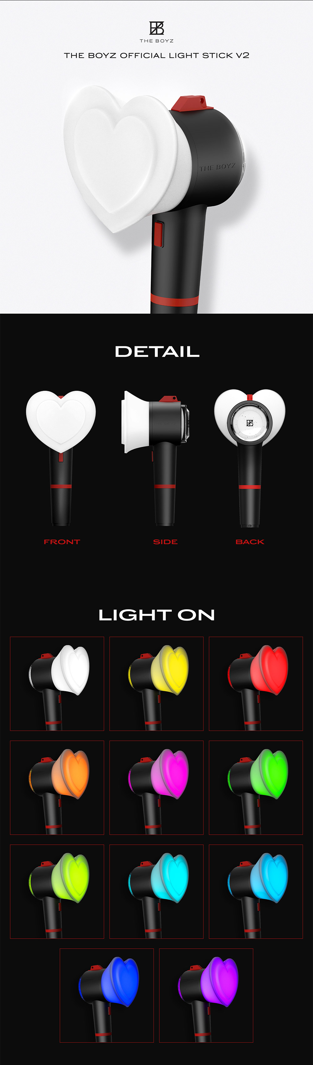 THE BOYZ ライトスティック ペンライト V2 THE BOYZ Official Light Stick Ver.2 – K-STAR